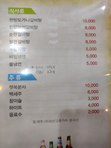 Opinii despre 황금강산 în 의정부시 - 외식업