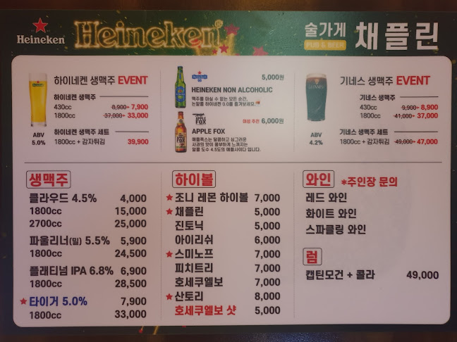 채플린 피자펍 - 외식업