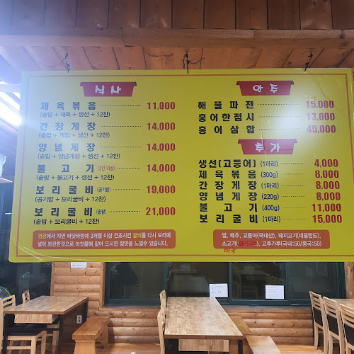 Opinii despre 시골밥상 (길손집) în 안산시 - 외식업